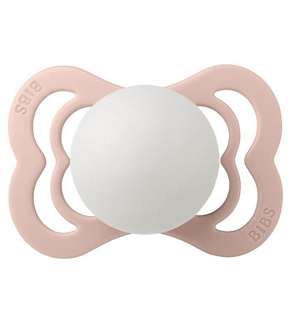 BIBS Supreme+ Glow Pacifiers - Size 1 - 2-Pack - Symmetrical - B