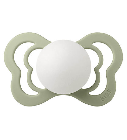 BIBS Couture Glow Pacifiers - Size 2 - 2-Pack - Anatomic - Sage/