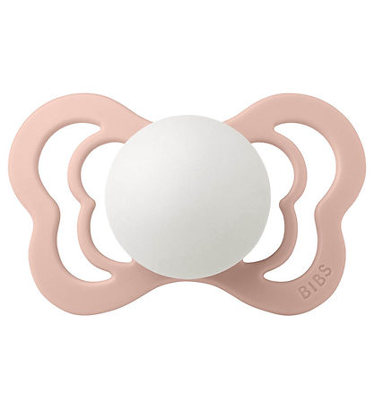 BIBS Couture Glow Nappar - Stl. 2 - 2-pack - Anatomisk - Blush/V