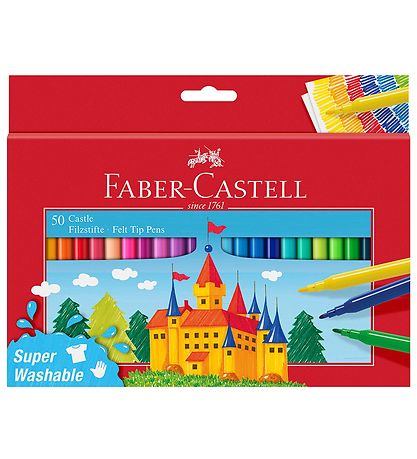 Faber-Castell Markers - Kids - 50 pcs - Multicolour
