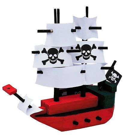 Gift In A Tin Construction Playset - Build - Pirate Ship In A Ti