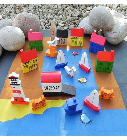 Gift In A Tin Play Set - Learn & Play - Fishing Port In A Tin