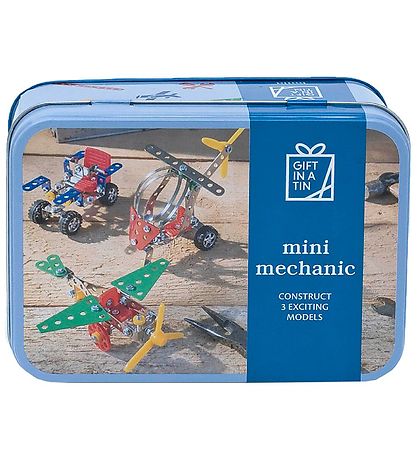 Gift In A Tin Construction Playset - Build - Mini Mechanic