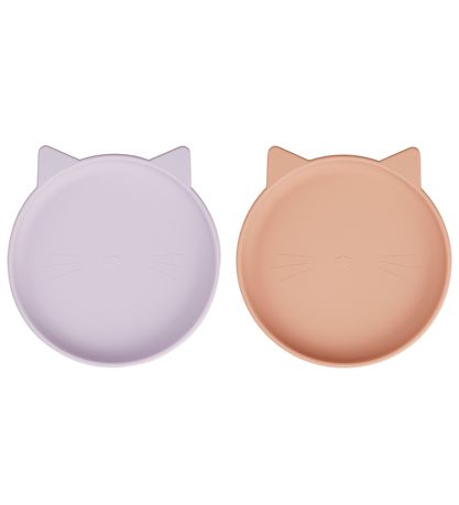 Liewood Teller - 2er-Pack - Silikon - Olivia - Katze - Light La