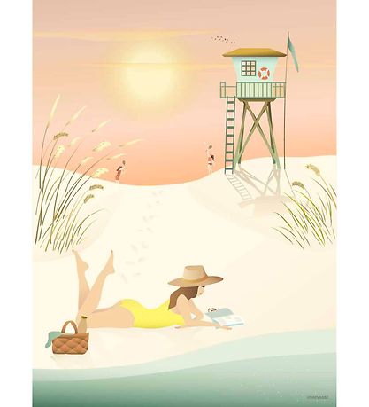 Vissevasse Veggspjald - 30x40 cm - Sunny Days