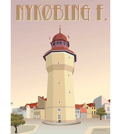 Vissevasse Poster - 50x70 cm - Nykøbing F.