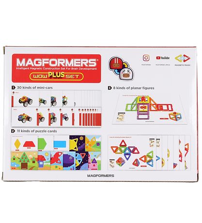 Magformers Wow Plus Set - 18 Parts