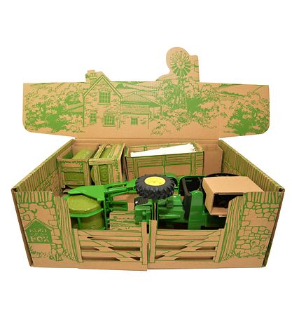 Britains Spielset - 43257 - John Deere - 20 Teile - Farm In eine