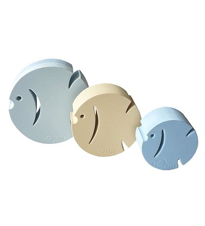 bObles Fish - 3-Pack - 15x5/12x5/9x5 cm - Mist