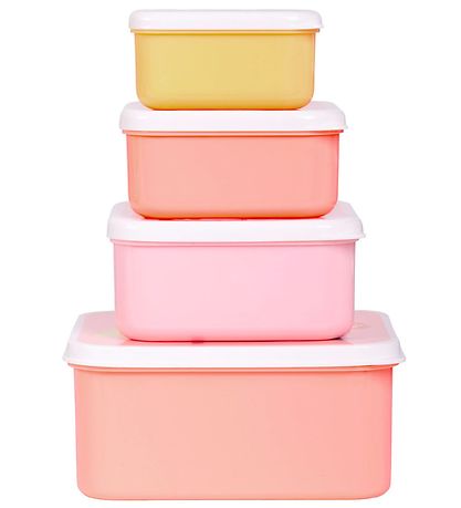 A Little Lovely Company Lunchbox Set - 4 pcs - Mermaids