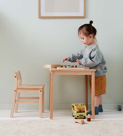 Kids Concept Ludo - Bílar - Aiden - Viður