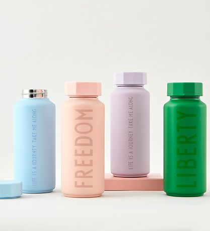 Design Letters Thermo Bottle - Freedom - 500 mL - Powder Rose