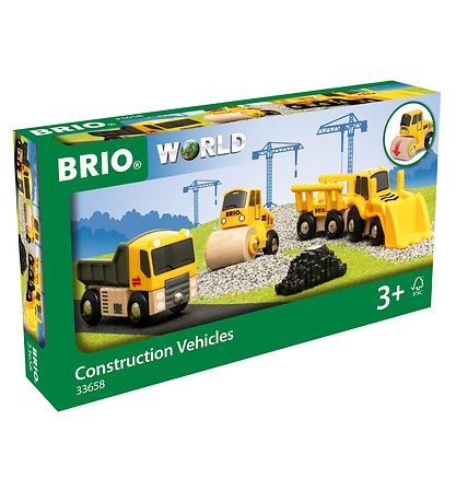 BRIO Byggingartæki - 5 Partar 33658