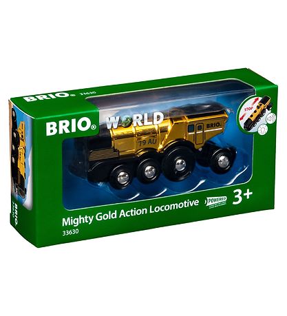 BRIO Aðgerðareimreið - Knúið rafhlöðu - Gull 33630