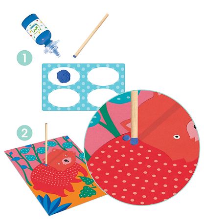 Djeco Painting Set - Stick painting