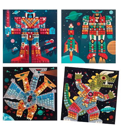 Djeco Creation Set - Mosaic Set - Space Battle
