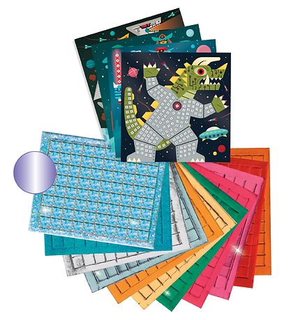 Djeco Creation Set - Mosaic Set - Space Battle