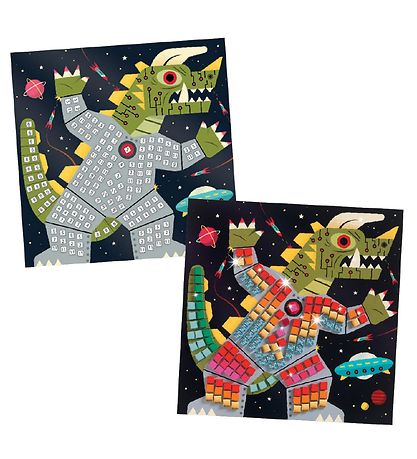 Djeco Creation Set - Mosaic Set - Space Battle