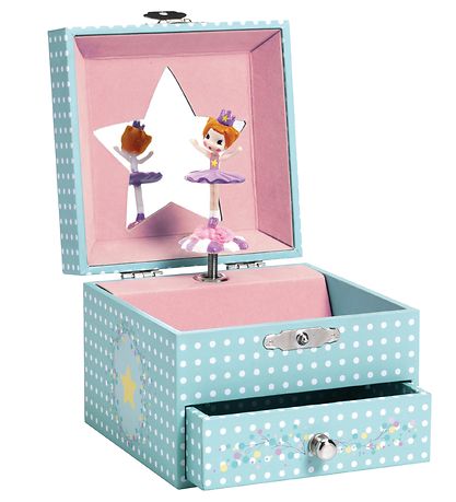 Djeco Trinket Box w. Music - Delicate Ballerina