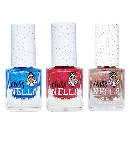 Miss Nella Nagellack - 3er-Pack - Tickle Me Pink/Abrakadabra/Blu