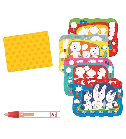 Djeco Creation Set - Magic Coloring - Gul