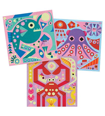 Djeco Creation Set - Coloured Sand - Sea Lights