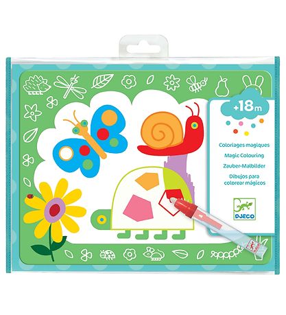 Djeco Creation Set - Magic Coloring - Blå