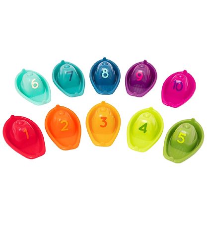Battat - 10 Teile - Boote - Bunt