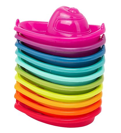 Battat - 10 Teile - Boote - Bunt