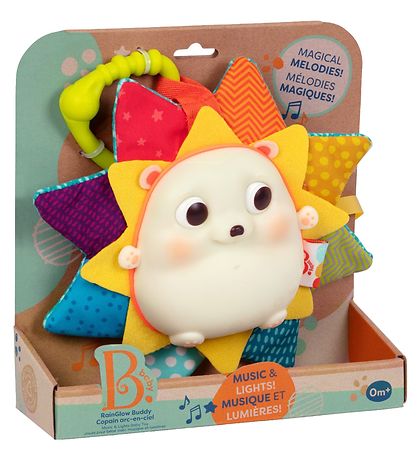 B. toys Musical Mobile w. Light - RainGlow Buddy - Hedgehog