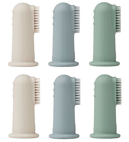 Liewood Finger Toothbrush - 6-pcs - Silicone - Peppermint Mix
