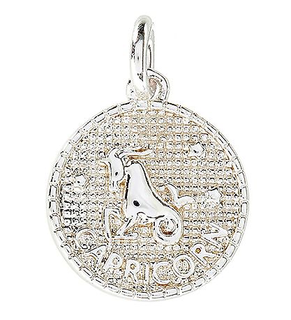 Me&My BOX Necklace w. Zodiac Signs - Capricorn - Silver Plated