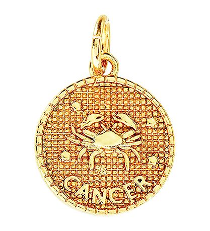 Me&My BOX Necklace w. Zodiac Signs - Cancer - Gold Plated