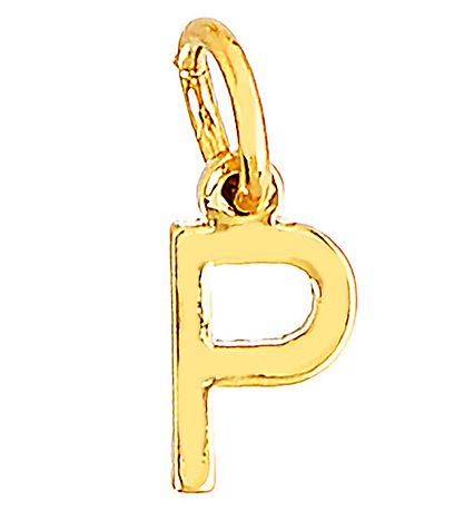 Me&My BOX Ketting m. Letter - P - Verguld