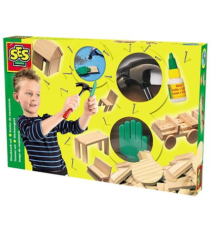 SES Creative Byggset - Trä