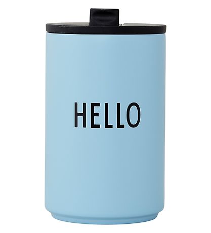 Design Letters Thermo bolli - Hello - Blár