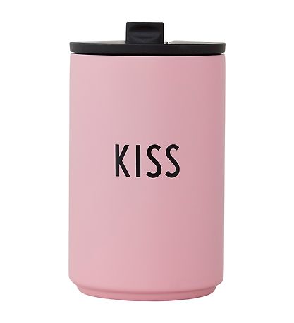 Design Letters Thermo Cup - Kiss - Pink
