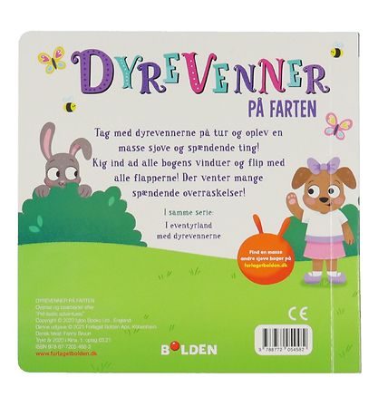 Forlaget Bolden Bok - Djurvänner på språng - Dansk