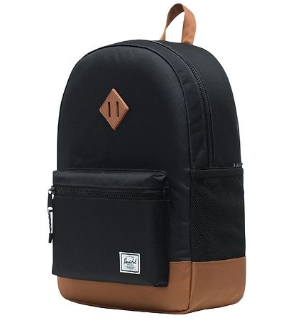 Herschel Backpack - Heritage Youth X-Large - Black/Saddle Brown