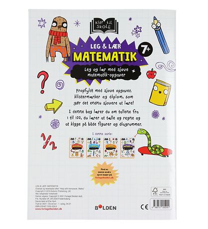 Forlaget Bolden Aktiivisuuskirja - Pelaa ja opi: matematiikka - 