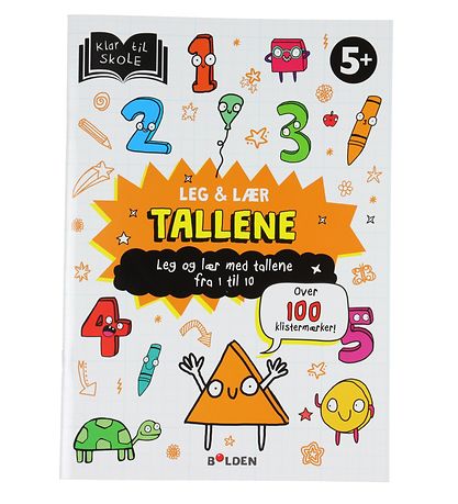 Forlaget Bolden Activity Book - Leg og Lær: Tallene - Danish