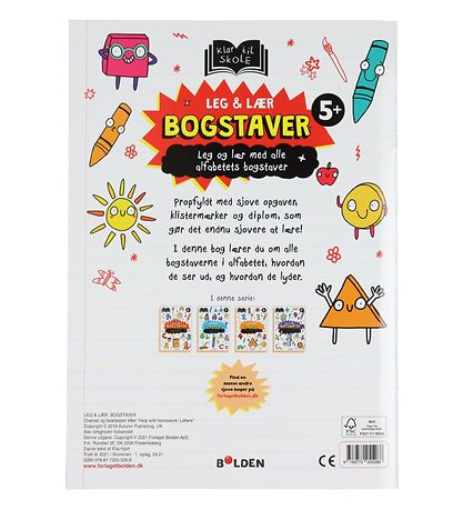 Forlaget Bolden Book - Leg og Lær: Bogstaver - Danish