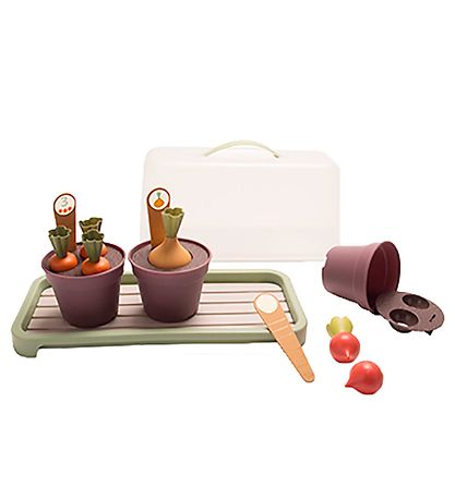 Dantoy Mini -Gewächshaus-Set - Green Garden - 18 Teile