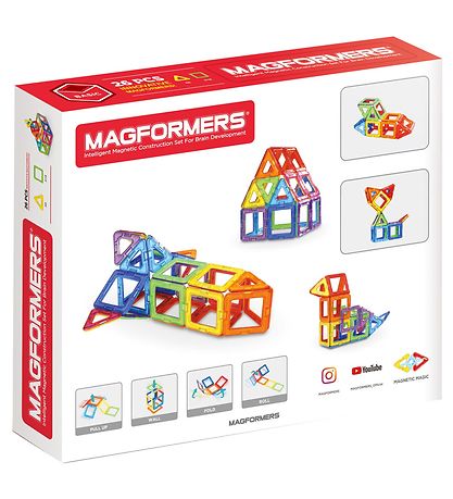 Magformers Segulsett - 26 Partar