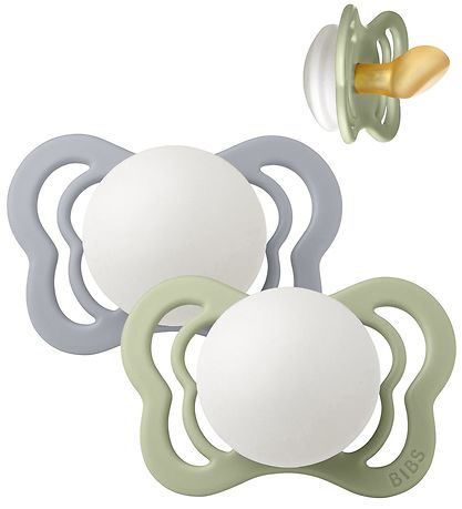 BIBS Couture Leuchtende Schnuller - Gr. 1 - 2er-Pack - Anatomisc