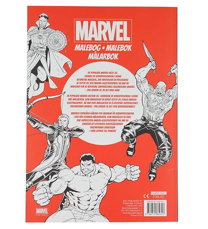 Karrusel Forlag Colouring Book - Marvel