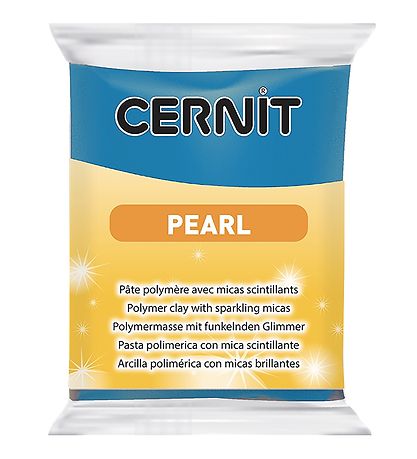 Cernit Fjölliða Leir - Pearl - Blár