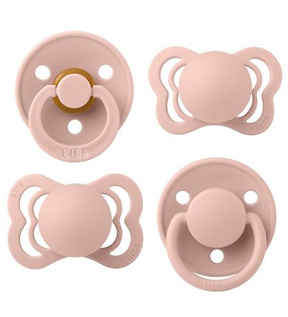 BIBS Pacifiers - Try-it Collection - 4-Pack - Size 1 - Blush