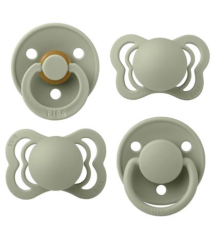 BIBS Pacifiers - Try-it Collection - 4-Pack - Size 1 - Sage
