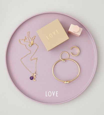 Design Letters Diskur - Love - Favourite - Fjólublátt
